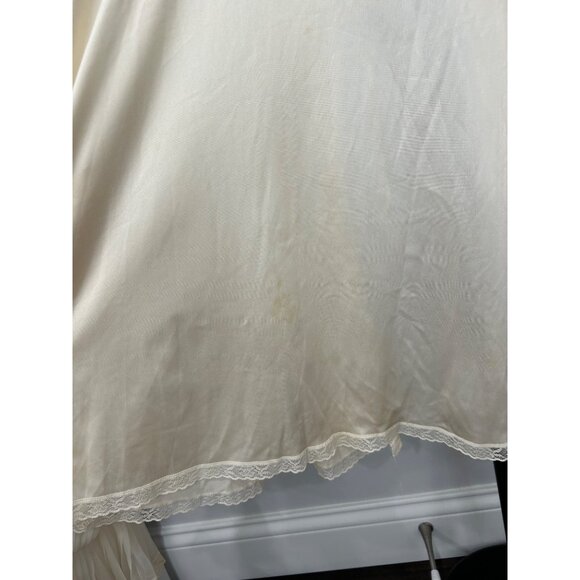 Vintage Jola Two Sheer Pleated Lace Trim Blouse Sz Medium - Picture 9 of 12